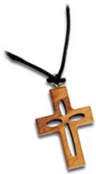 Halskette "Holzkreuz"