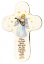 Kreuz - Engel mit Mandoline 16 x 10 cm, abgerundet