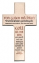 Kreuz - Bonhoeffer 20x12 cm exklusiv